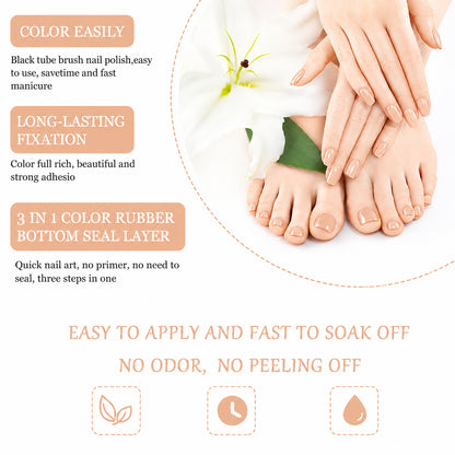 NudeLuxe Gel Pens™ | Salon Finish Nude Nail Kit
